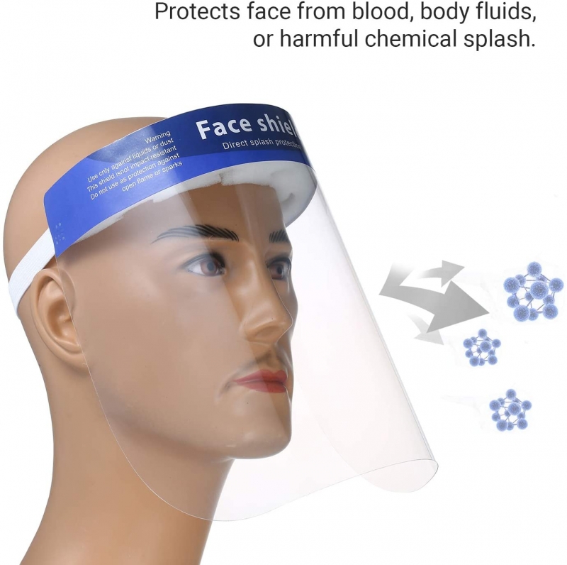 Visiera facciale protettiva CE 