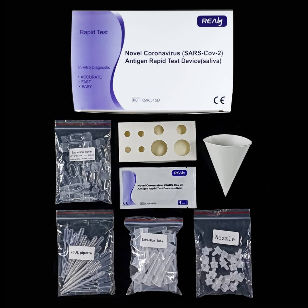 Test rapido salivare antigene Covid-19 - Realy Tech 