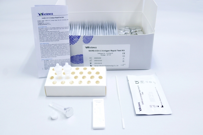 Tampone rapido antigene naso-faringeo 3^ Gen Covid19 - UnScience Test e tamponi rapidi Covid-19